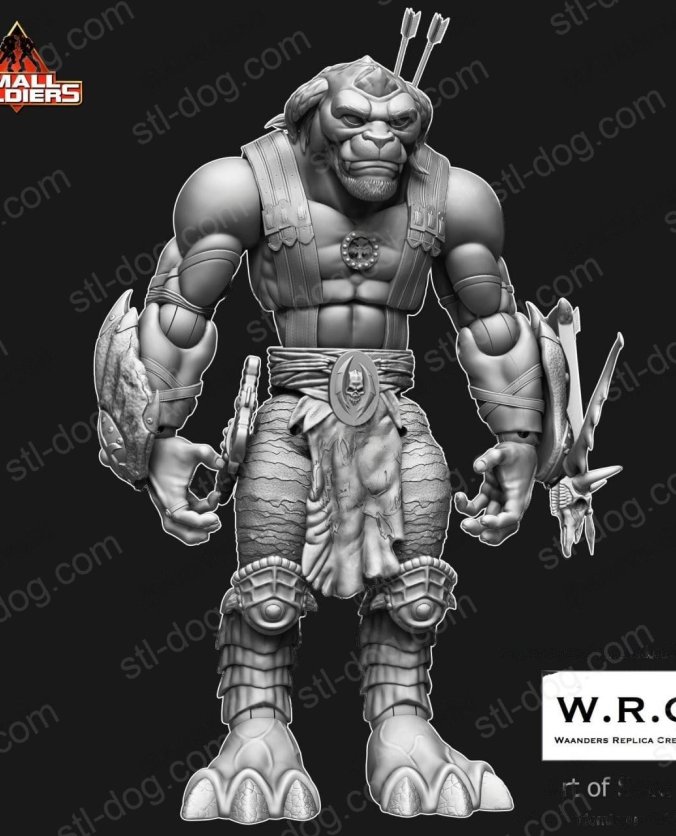 弓箭手-小兵(Archer – Small Soldiers) 3D打印图纸